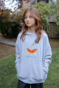 Youth watermelon Hoodie (Black, Grey, or Pink)