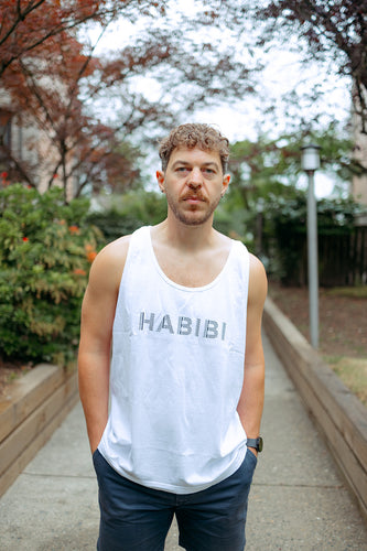 Adult Unisex Habibi Tank Top White