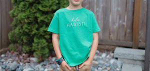 Hola Habibti Kids T-shirt (Green)