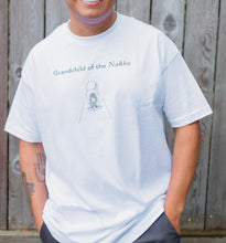 Load image into Gallery viewer, Grandchild of the Nakba Unisex Adult T-shirt (in white and black)