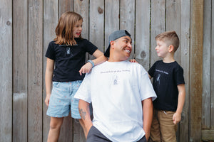 Descendant of the Nakba Kids T-shirt (Black)
