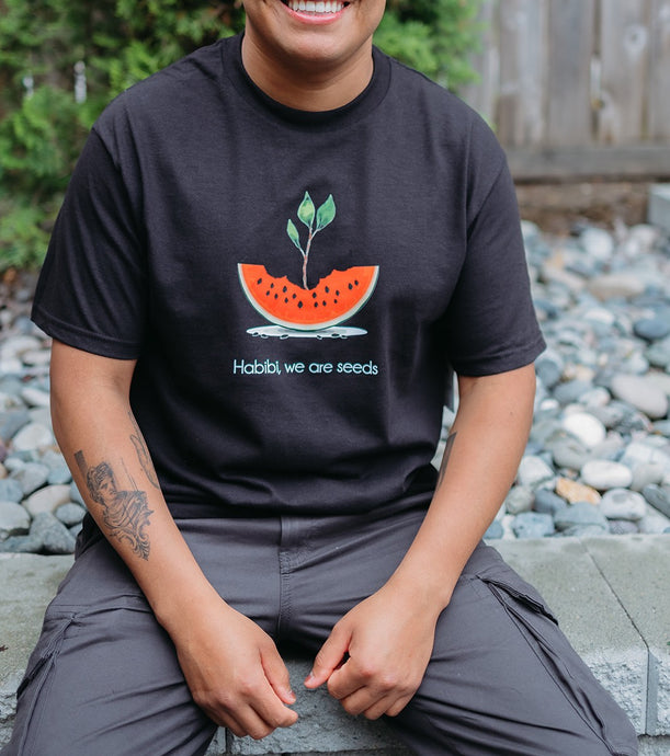 Adult Watermelon T-shirt (black)