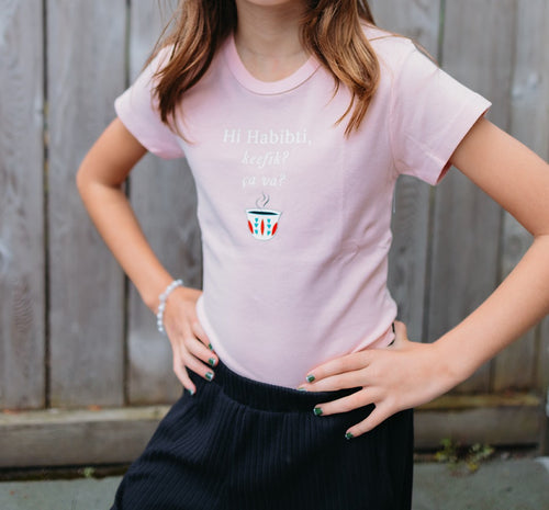 Hi Habibti, Keefik, Ca va fitted shirt (seashell pink)