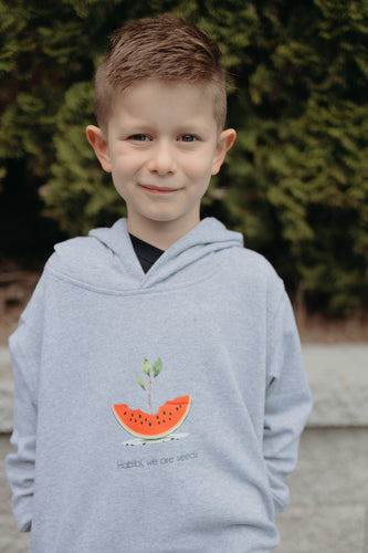 Kids Watermelon Hoodie (Pink or Grey)