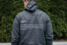 Load image into Gallery viewer, Adult Unisex Habibi in Kuffiya print Hoodie with Definition on the back