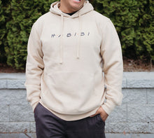 Load image into Gallery viewer, Adult Unisex Habibi in &quot;friends&quot; print hoodie (Beige)