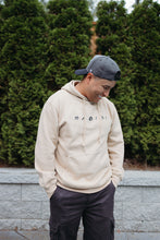 Load image into Gallery viewer, Adult Unisex Habibi in &quot;friends&quot; print hoodie (Beige)