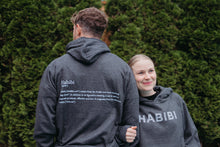 Load image into Gallery viewer, Adult Unisex Habibi in Kuffiya print Hoodie with Definition on the back