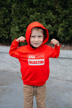 Load image into Gallery viewer, Kids Ana Dami Falastini Hoodie (Red)