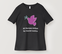 Load image into Gallery viewer, BC Nurses United for Social Justice T-shirt (2 colors)