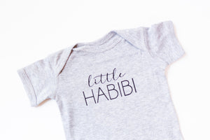 Little Habibi Onesie (Black, Grey, Green and White)