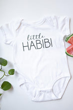 Load image into Gallery viewer, Little Habibi Onesie (Black, Grey, Green and White)