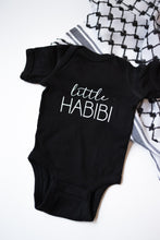 Load image into Gallery viewer, Little Habibi Onesie (Black, Grey, Green and White)