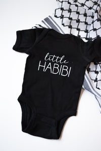Little Habibi Onesie (Black, Grey, Green and White)