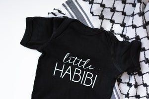 Little Habibi Onesie (Black, Grey, Green and White)