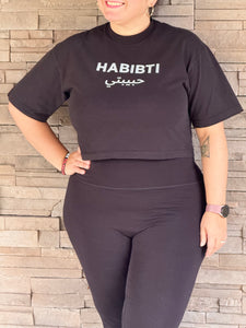 Habibti Crop Top (Black)