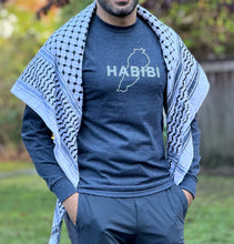 Load image into Gallery viewer, Unisex Habibi Long-Sleeve T (Charcoal)