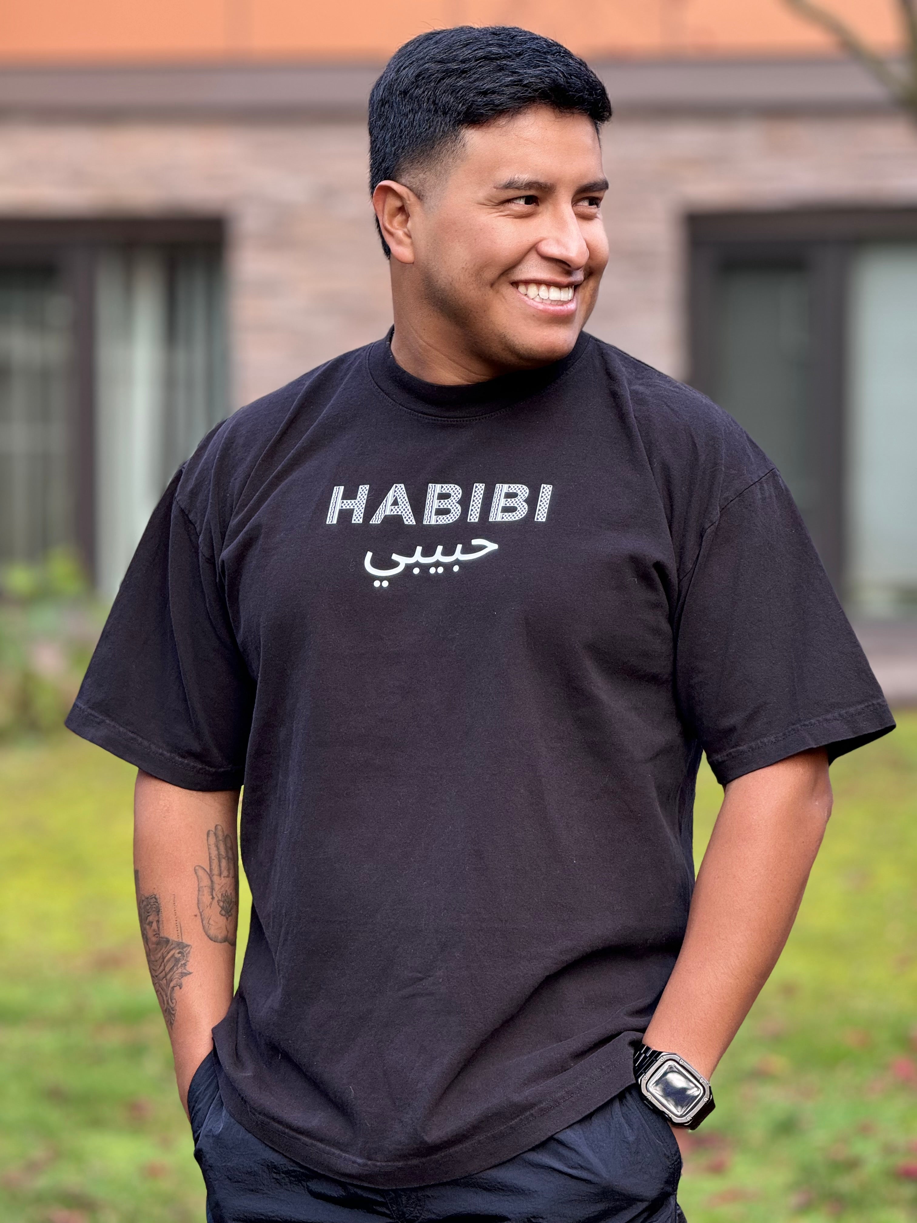 Unisex Habibi Black T-Shirt – My Little Habibi