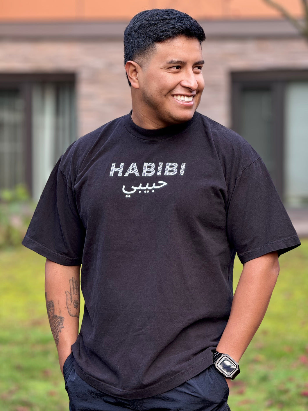 Unisex Habibi Black T-Shirt