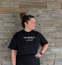 Load image into Gallery viewer, Habibti Crop Top (Black)