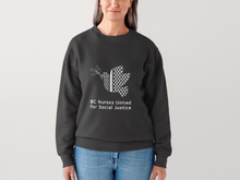 Load image into Gallery viewer, BC Nurses United for Social Justice Crewneck Sweater (2 colors)