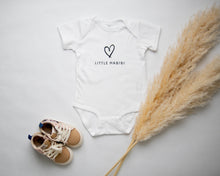 Load image into Gallery viewer, Baby Little Habibi Heart Onesie White