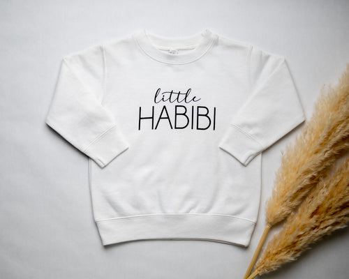 Kids Little Habibi Sweatshirt White