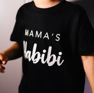 Kids Mama's Habibi Tshirt Black