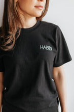 Load image into Gallery viewer, Unisex Adult Habibi T-shirt Black - Small Side Logo