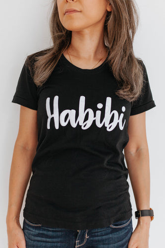 Women's Habibi Tshirt Large Habibi Logo